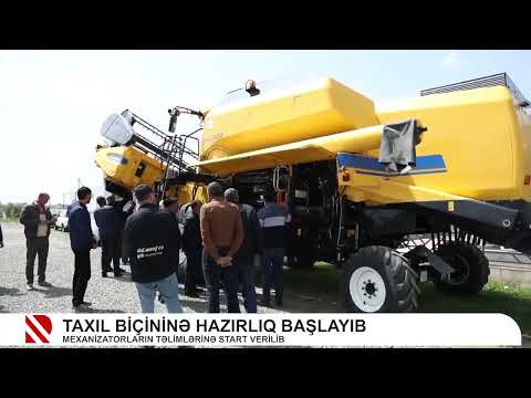 Taxıl biçininə hazırlıq başlayıb