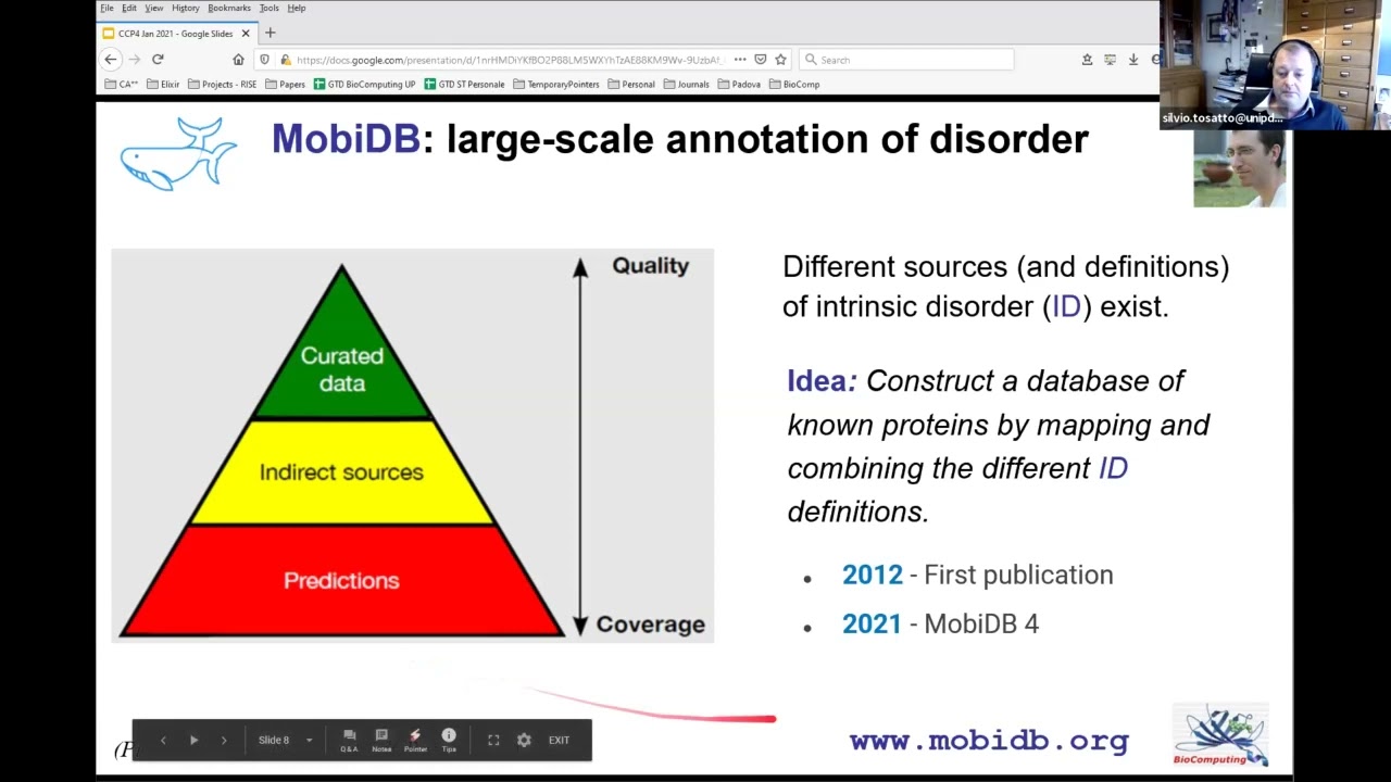 Computational resources for intrinsically disordered proteins - Silvio Tosatto (University of Padua)