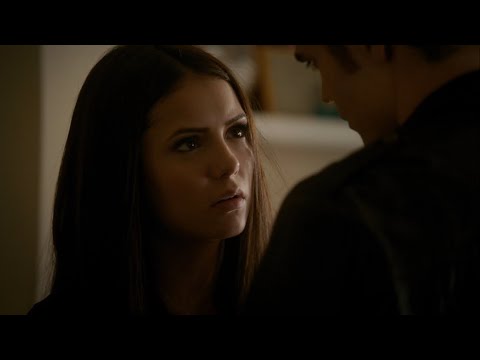 TVD 1x15 - Elena asks Stefan how's Damon doing after finding out Katherine wasn't in the tomb