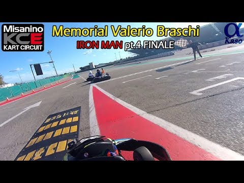 Memorial Valerio Braschi PARTE n.4 FINALE - IRON MAN Endurance 1h - Misanino KCE Kart onboard