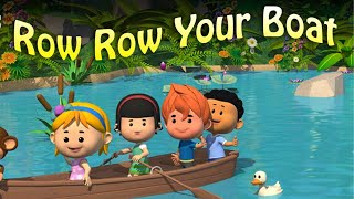 Row Row Row Your Boat with Lyrics | LIV Kids Nursery Rhymes and Songs | HD | English Songs For Kids