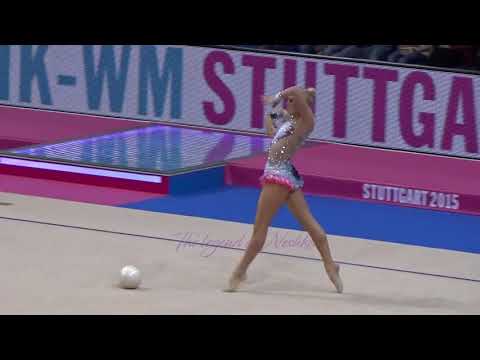 Kseniya MOUSTAFAEVA (FRA) ball - 2015 Stuttgart worlds Qualifs