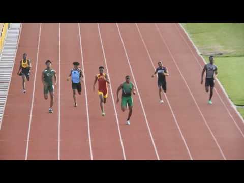 Bojangles Classic 2018 Boys' 200m prelims heat 7 Romell McRae