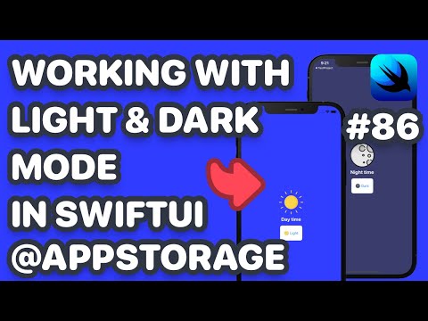 How To Switch To Dark Mode Using Picker and @AppStorage In SwiftUI (Dark Mode In SwiftUI) thumbnail