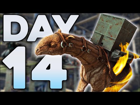 Defending my South Gate Rathole Against an Alpha Tribe! - ARK PvP