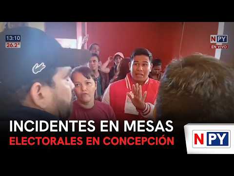 Incidentes en mesas electorales en Concepción