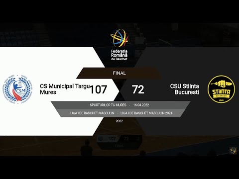 L1BM 2021-2022: CSM Târgu Mureș - CSU Știința București