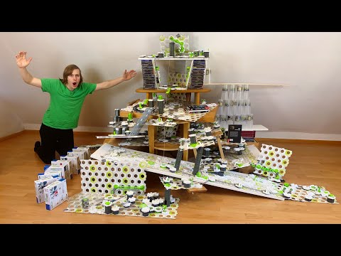 Nested Gravitrax Marble Run - Epic Tricks!