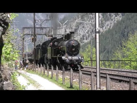 2016-05-21 Volldampf auf der Gotthard-Bergstrecke 3/4 - Tra Erstfeld e Göschenen