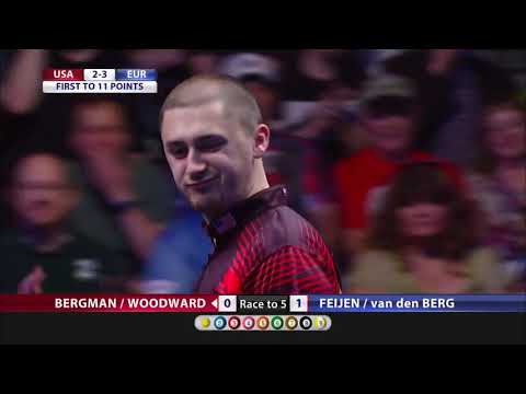 Justin Bergman/Skyler Woodward vs Niels Feijen/Nick van den Berg | 2015 Mosconi Cup