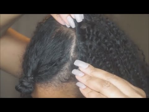 How To Install Afro Curly Kinky Hair Clip Extensions |...