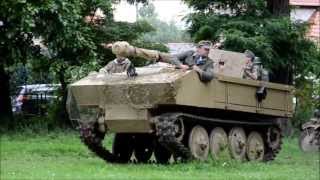 preview picture of video 'Steyr RSO PaK40 - Strefa Militarna 2013 - Podrzecze - Gostyń'