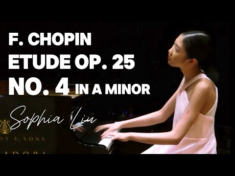 Sophia Liu plays Chopin - "Etude in A Minor, Op. 25 No. 4" #Chopin #Piano #ClassicalMusic