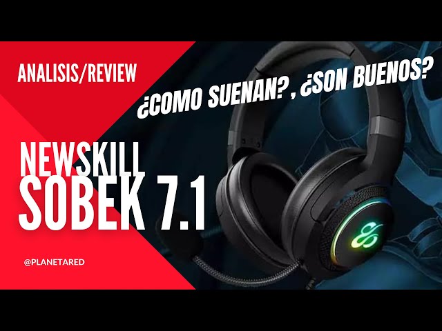 Vídeo relacionado con NEWSKILL Sobek 7.1 V2 Auriculares Gaming Sonido Virtual 7.1 RGB Negros