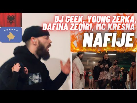 🇦🇱🇽🇰 DJ Geek, Young Zerka, Dafina Zeqiri, MC Kresha - Nafije | UK 🇬🇧 REACTION