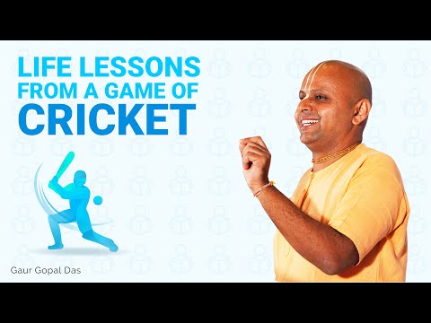 LIFE LESSONS from a game of CRICKET by Gaur Gopal das Video
