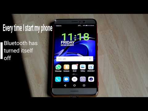 Bluetooth not starting on Huawei Mate 9 solved