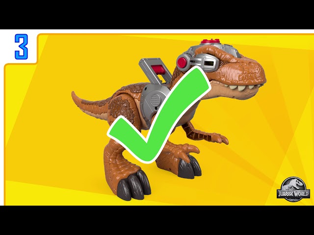 Vídeo relacionado con Fisher-Price Imaginext Imaginext Jurassic World Camp Cretaceous T.Rex XL, Extra Large Dinosaur Figure for Preschool Kids Ages 3 To 8 Years