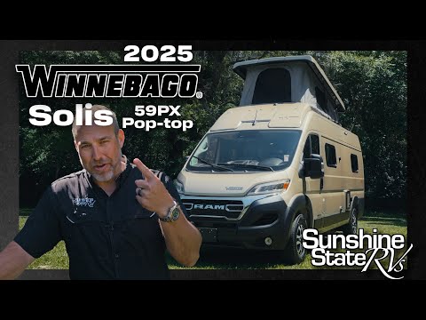2025 Winnebago Solis 59PX Pop-Top Class B RV | RAM ProMaster Chassis & Adventure Ready!