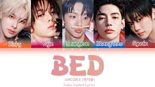 Download lagu AND2BLE (앤더블) 'Bed' Color Coded Lyrics | Amelia mp3 Download lagu AND2BLE (앤더블) 'Bed' Color Coded Lyrics | Amelia mp3