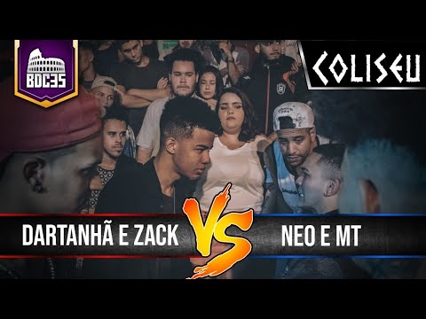 NEO E MT X ZACK E DARTANHÃ - 1° FASE - BATALHA DO COLISEU EDIÇÃO #35
