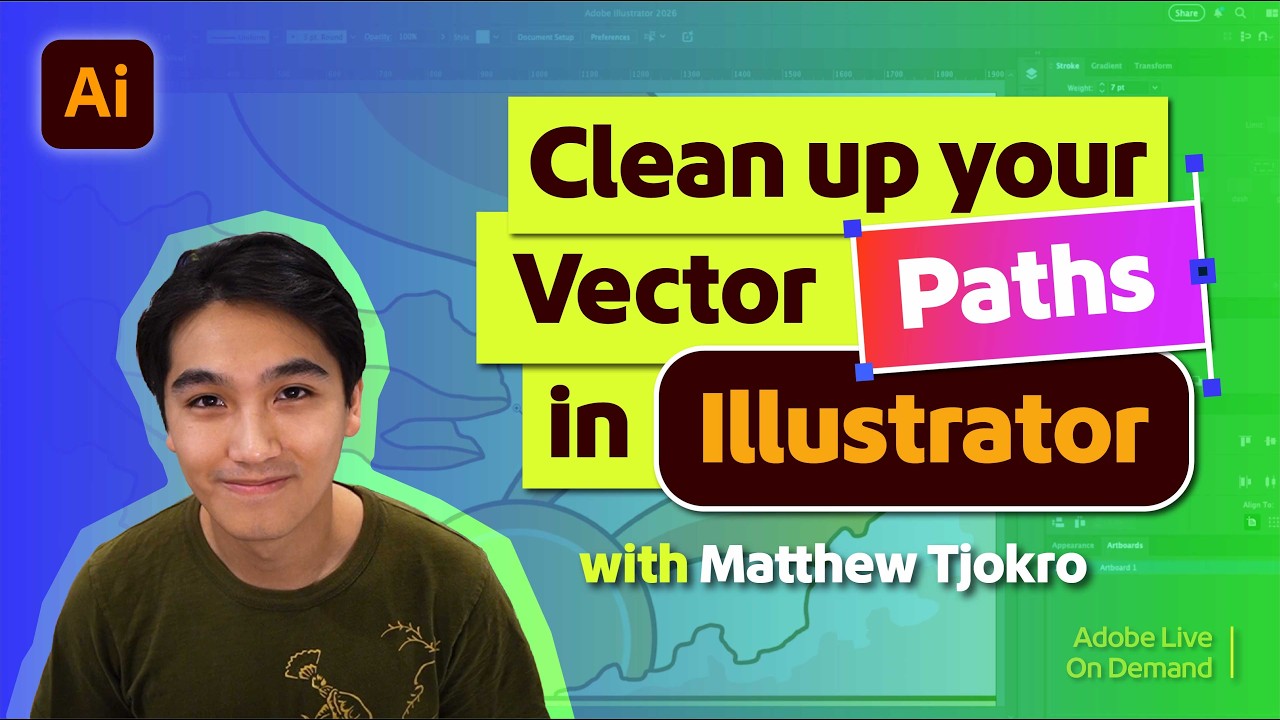 EP 01: How to Simplify Vector Paths in Adobe Illustrator for Cleaner Artwork