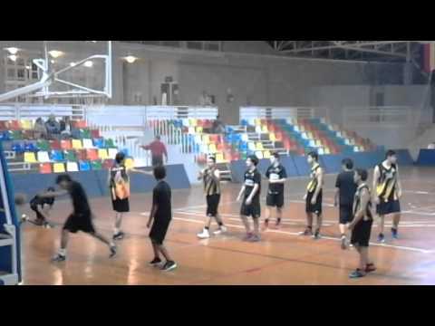 Calentamiento descanso CB LaVila Juvenil Masculino