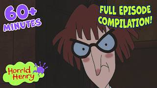 Henry and Margaret Meet Miss Battle Axe's TWIN? | Season 4 Clip Compilation | Horrid Henry | 1 HOUR