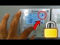 How to lock and unlock Jinowa VRF Touch Screen Remote Control