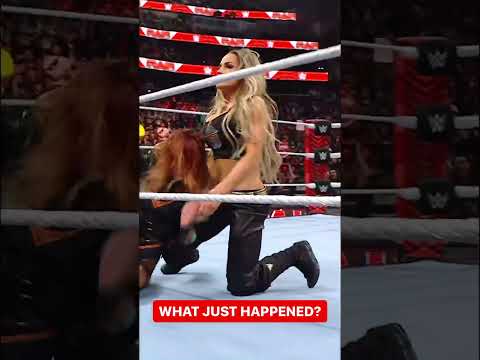Trish Stratus Turn Heel On Becky Lynch On RAW #WWE #WWERAW