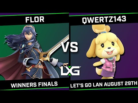 FLOR (Lucina/Sonic/Mewtwo) vs qwertz143 (Isabelle) - LXG Let's Go LAN August 28th - Winners Finals