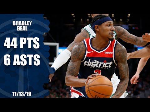 Bradley Beal erupts for 44 points against Celtics | 2019-20 NBA Highlights