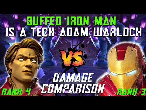 Is BUFFED IRON MAN a Tech Version Of Adam Warlock? | SOLID DAMAGE | Marvel Contest Of Champions