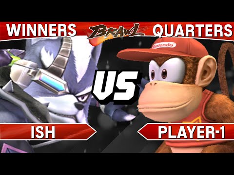 Smash Brawl - Ish (Wolf) vs Player-1 (Diddy) - Sweet Spot 9 Crimson Winners Quarters
