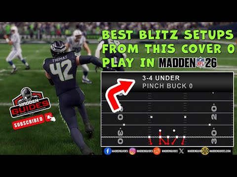 Best Blitz Setups For 3-4 Under Pinch Buck 0 In Madden 26