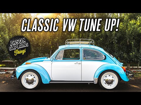 Classic Volkswagen Tune Up - MADE EASY!  (VW Beetle, Super Beetle)