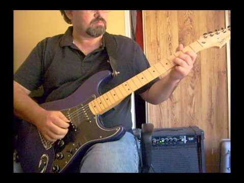 Amazing Grace Guitar instrumental played on a strat in G major