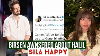 Birsen Altuntas Awnsered about Halil Ibrahim Ceyhan !Sila Turkoglu Happy