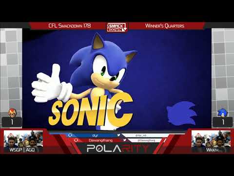 CFL Smackdown 178 WiiU - AGO (Falcon) vs Wrath (Sonic) - Winners Quarters