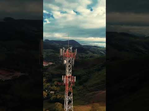 Torre de celular no bairro Santo Antônio. Itajuba MG