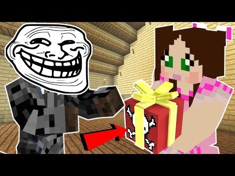 Minecraft: CHRISTMAS TROLLING JEN!!! (EXPLOSIVE PRESENTS, FALLING ICICLES!, & MORE!) Custom Command
