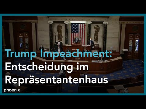 Impeachment gegen Trump: Sitzung und Debatte im US-Repräsentantenhaus (Originalton)