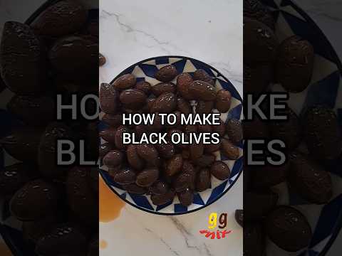 🌿 How To Make Black Olives | ggmix #olives #cyprusfood #cyprus