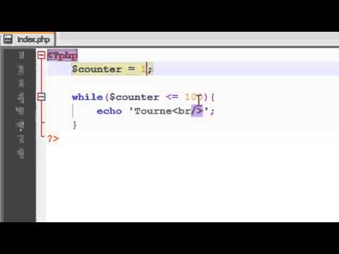 PHP 19 Introduction aux boucles la boucle while
