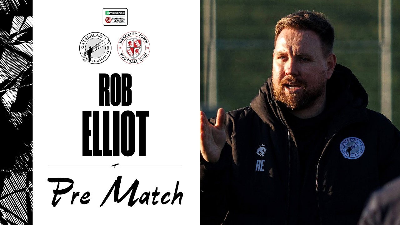 💬 “We need to break that duck” | Rob Elliot pre-Brackley Town (H) | INTERVIEW