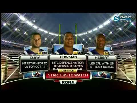 November 18, 2012 - CFL - East Final - Toronto Argonauts @ Montreal Alouettes