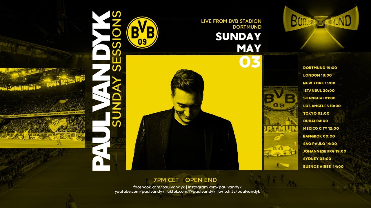 Paul van Dyk - Live @ Sunday Session #8 x BVB stadium in Dortmund 2020