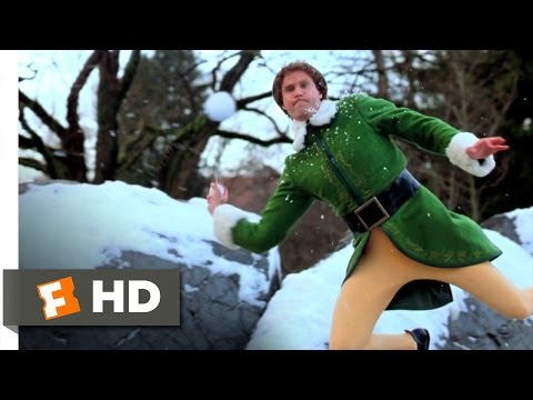 Elf (4/5) Movie CLIP - Snowball Fight (2003) HD Video