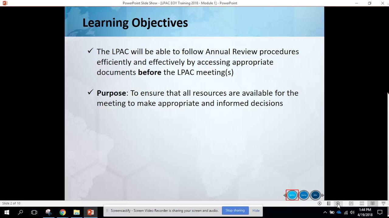 2. Module 1 - Learning Objectives