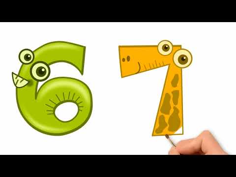 Učimo brojeve - brojevi za djecu -  ucimo crtati zivotinje - Pepi TV Crtani za decu ucimo da brojimo